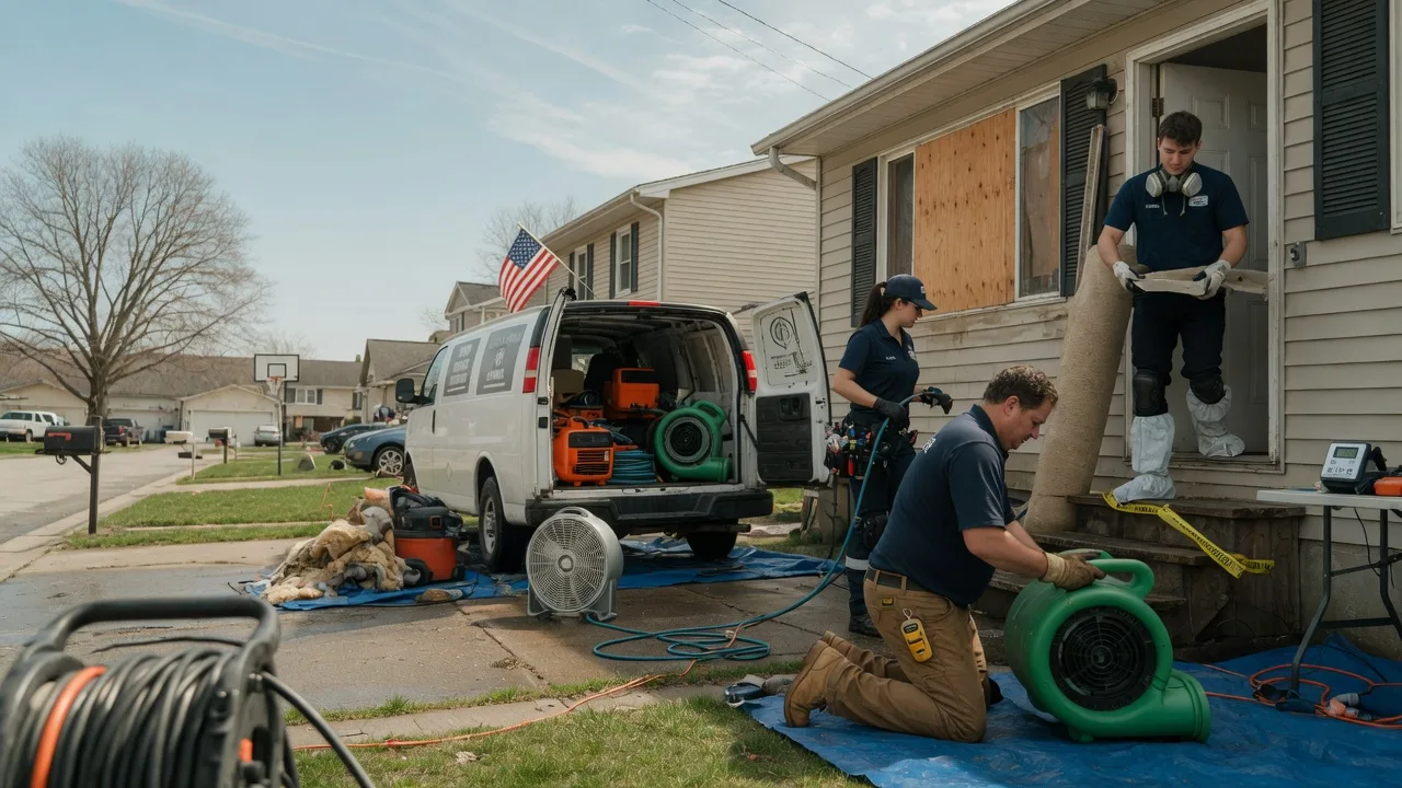 Water Damage Restoration in Mode, IL near me